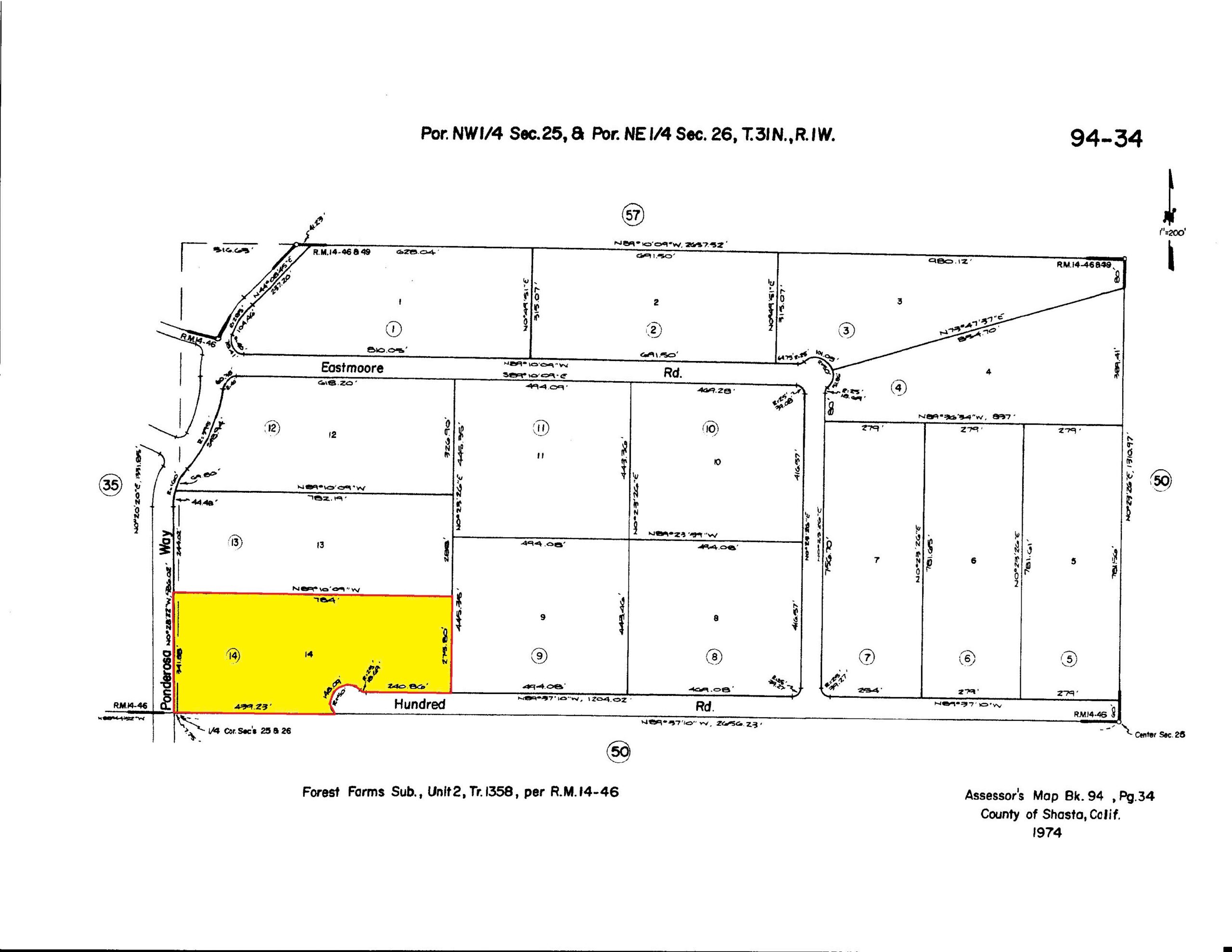 Shasta County Land For Sale Lot 14 100 Road, Shingletown, CA 96088 67,000 Shasta County Land