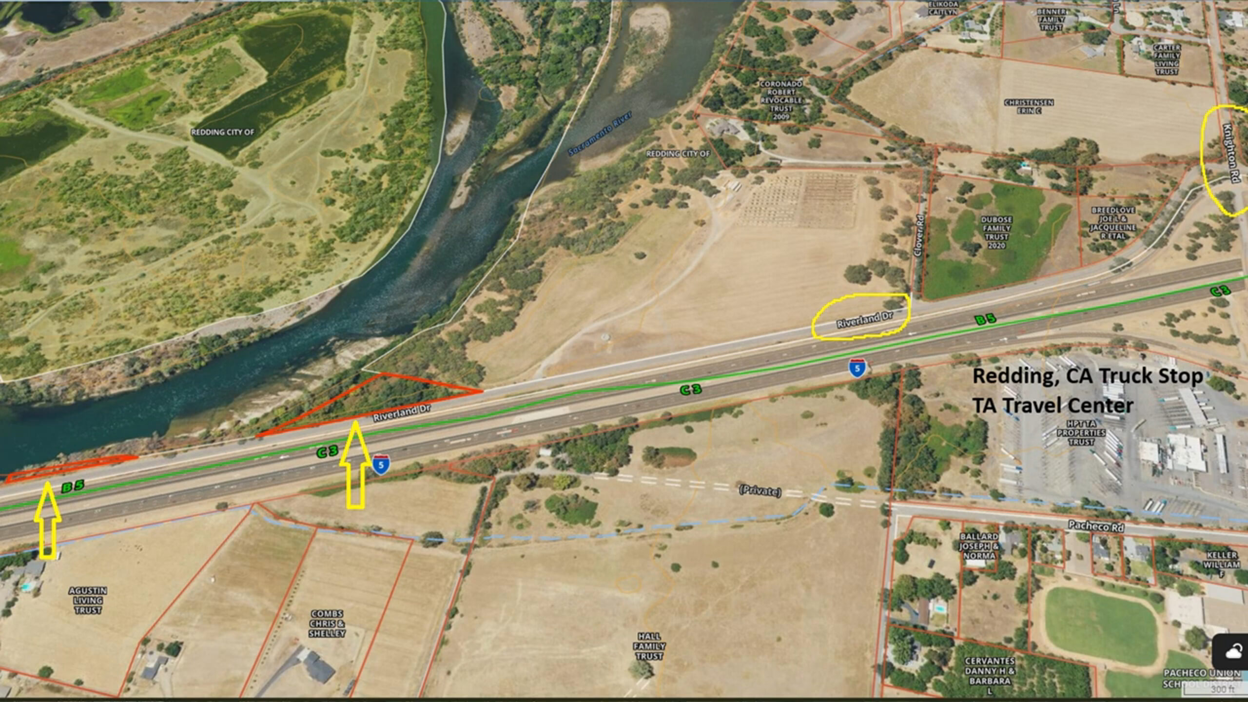 Redding CA Land For Sale Sacramento Riverfront 2.34 Acres Riverland