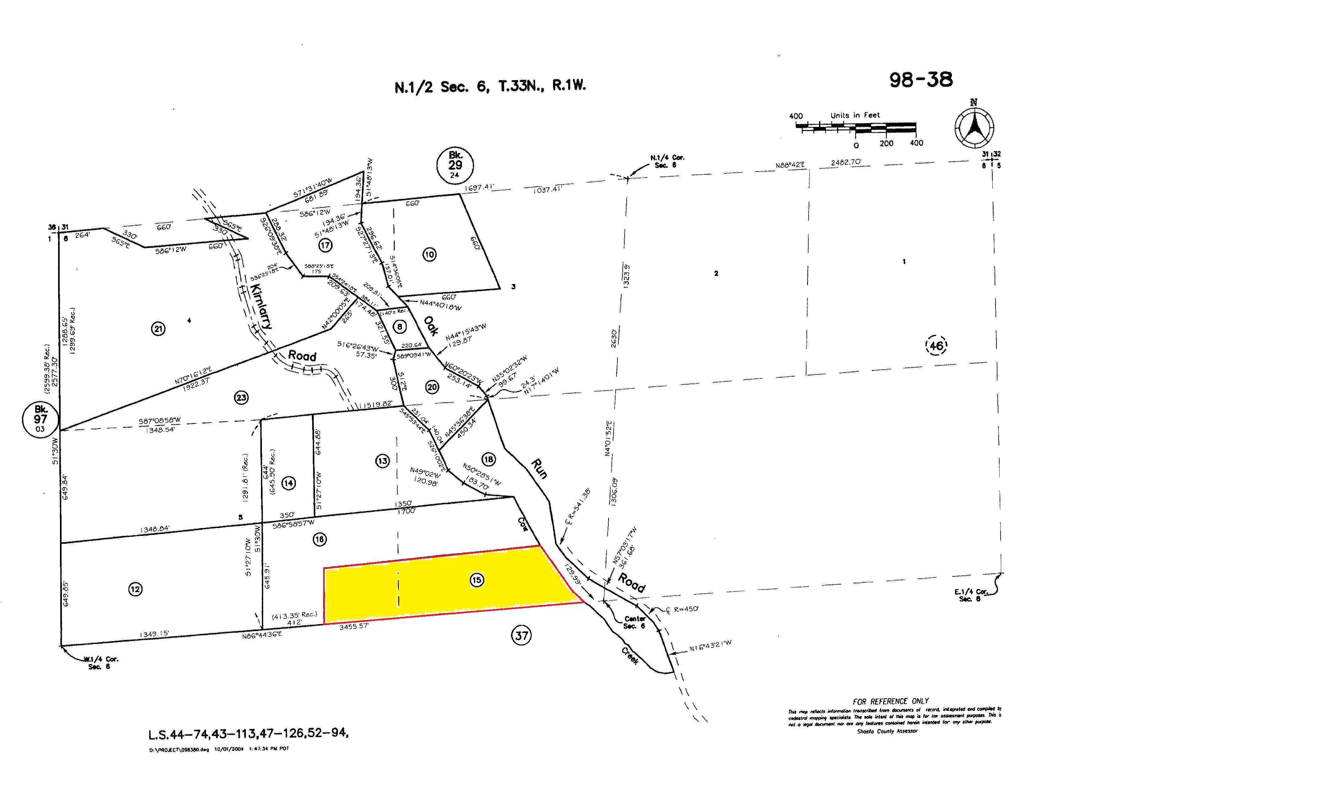 Shasta County Land For Sale 1 + Acre Lynda Lane, Oak Run, CA